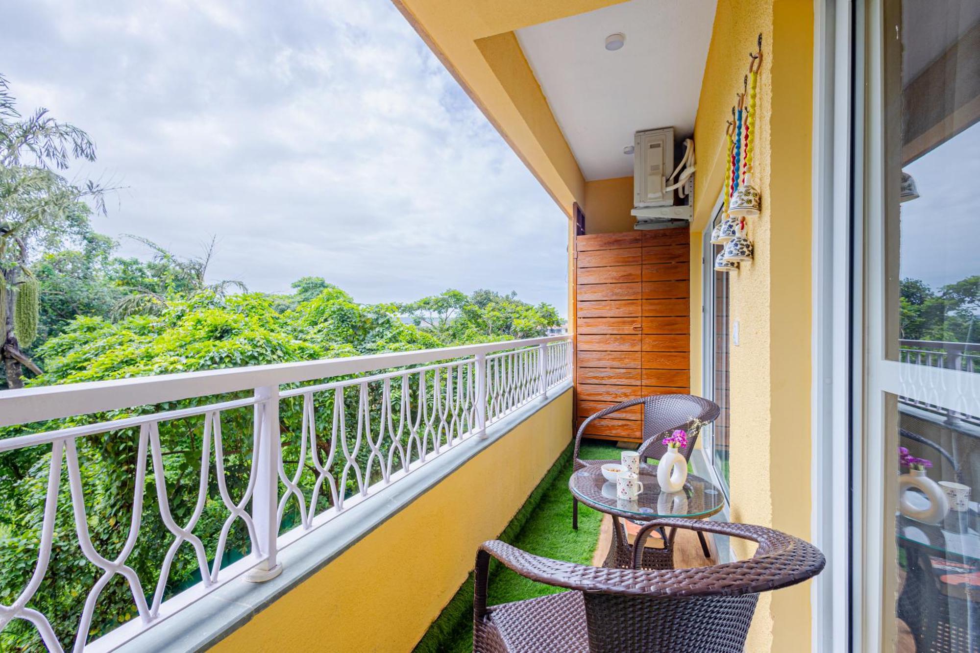 Alaya Stays 1 Bhk With Balcony & Pool - Veera Marina Candolim Dış mekan fotoğraf
