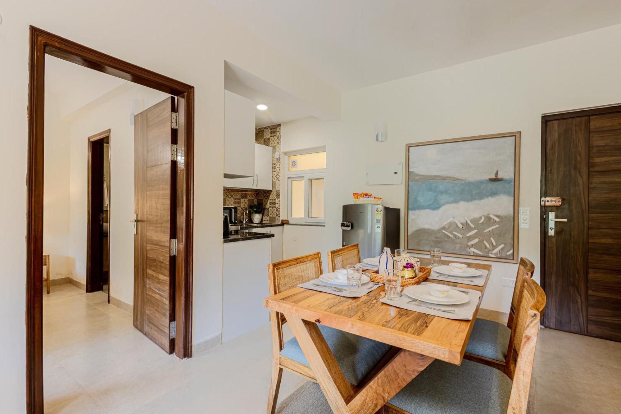 Alaya Stays 1 Bhk With Balcony & Pool - Veera Marina Candolim Dış mekan fotoğraf