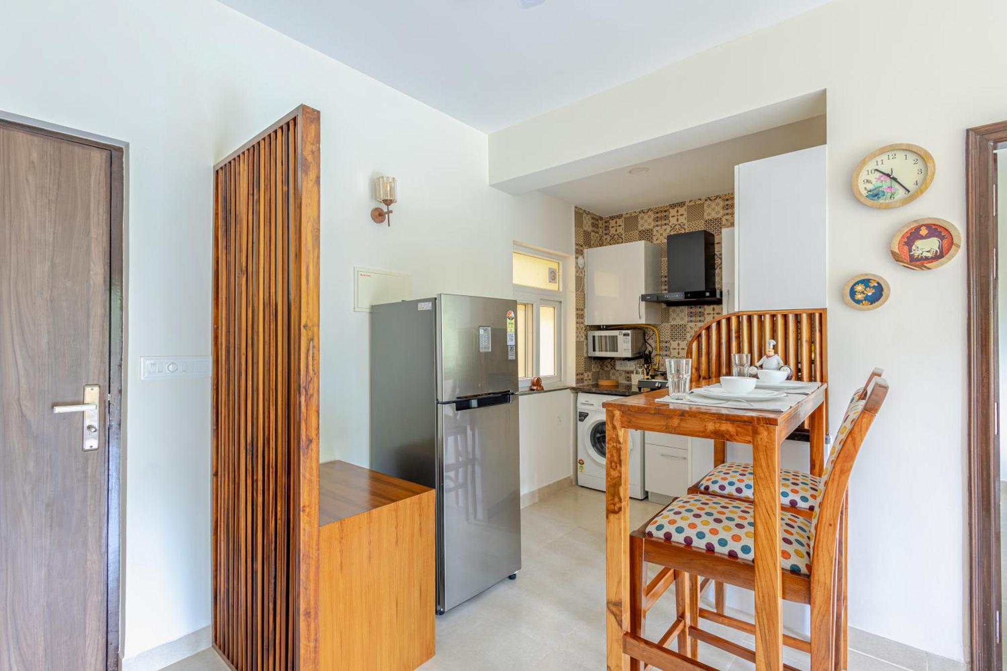 Alaya Stays 1 Bhk With Balcony & Pool - Veera Marina Candolim Dış mekan fotoğraf