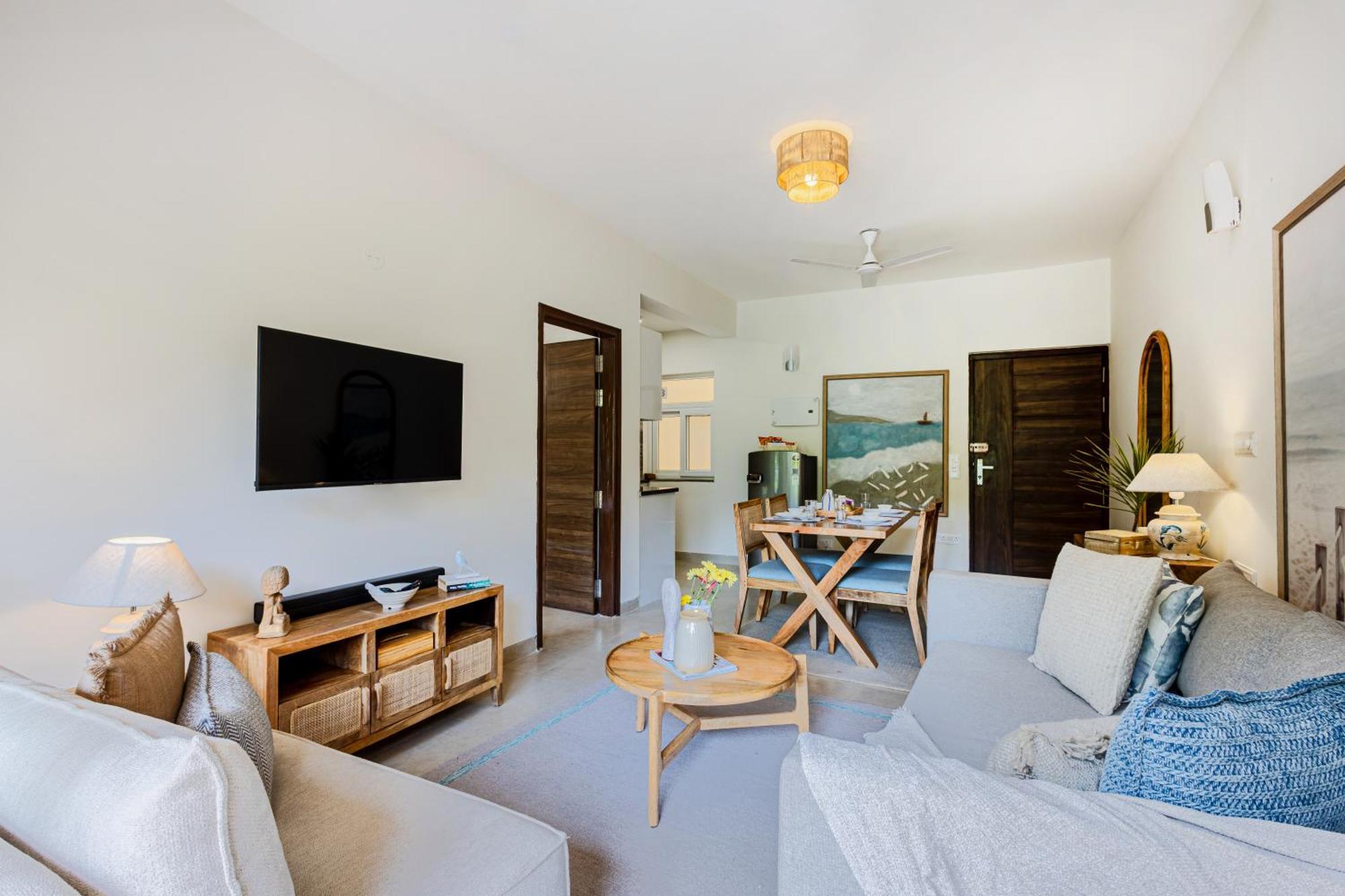Alaya Stays 1 Bhk With Balcony & Pool - Veera Marina Candolim Dış mekan fotoğraf