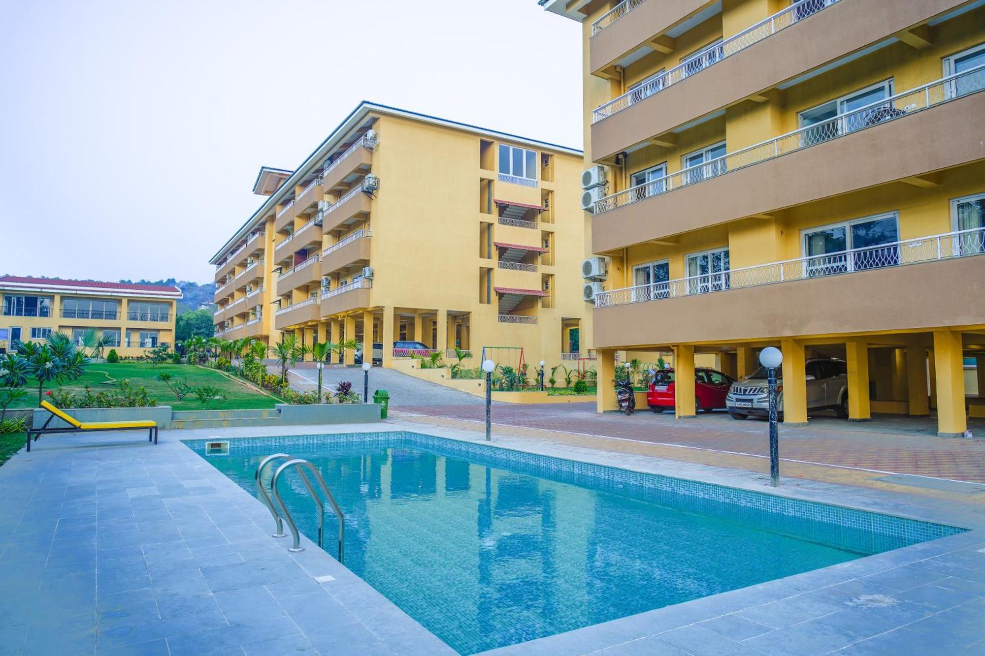 Alaya Stays 1 Bhk With Balcony & Pool - Veera Marina Candolim Dış mekan fotoğraf
