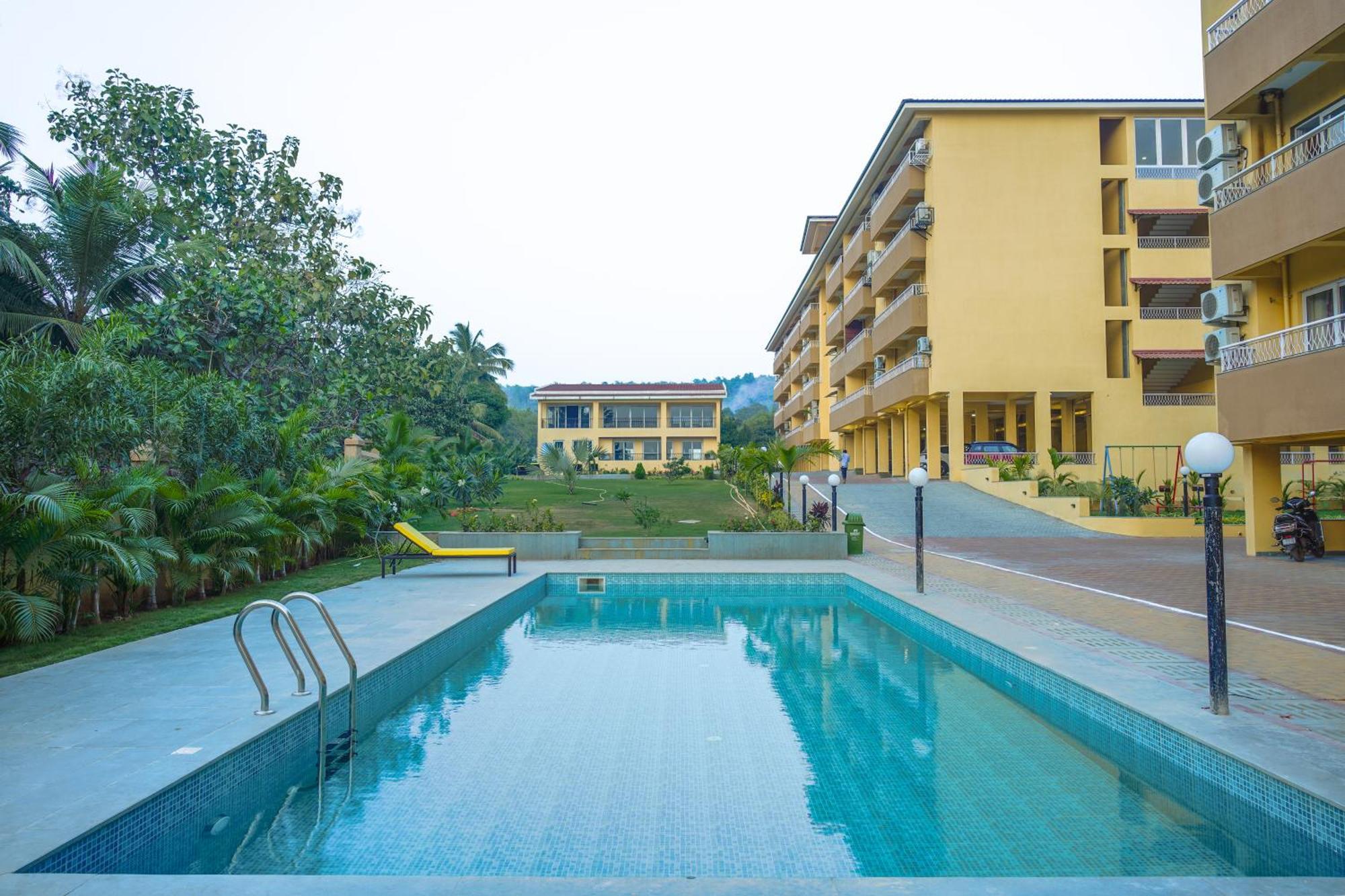 Alaya Stays 1 Bhk With Balcony & Pool - Veera Marina Candolim Dış mekan fotoğraf