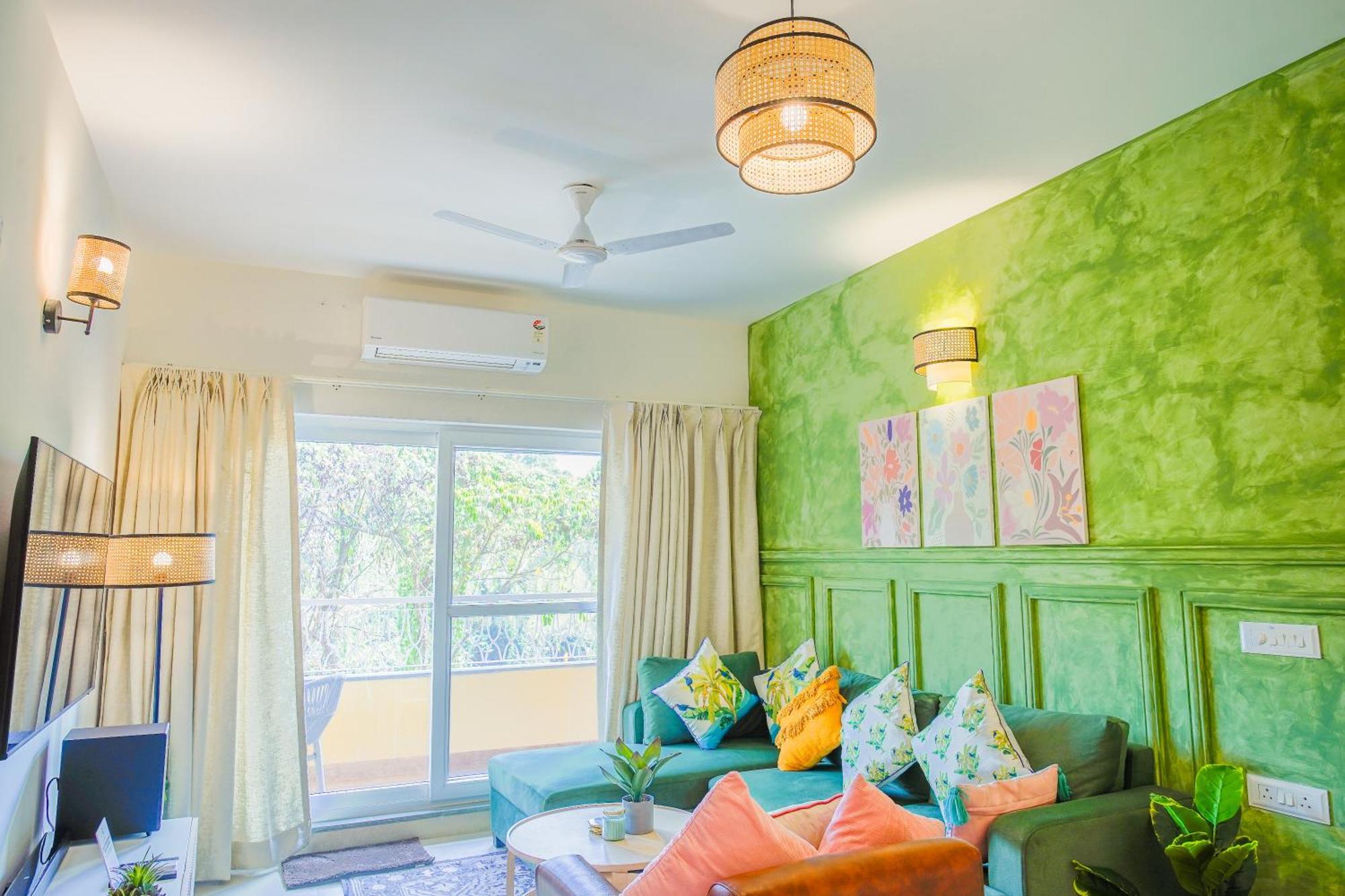 Alaya Stays 1 Bhk With Balcony & Pool - Veera Marina Candolim Dış mekan fotoğraf