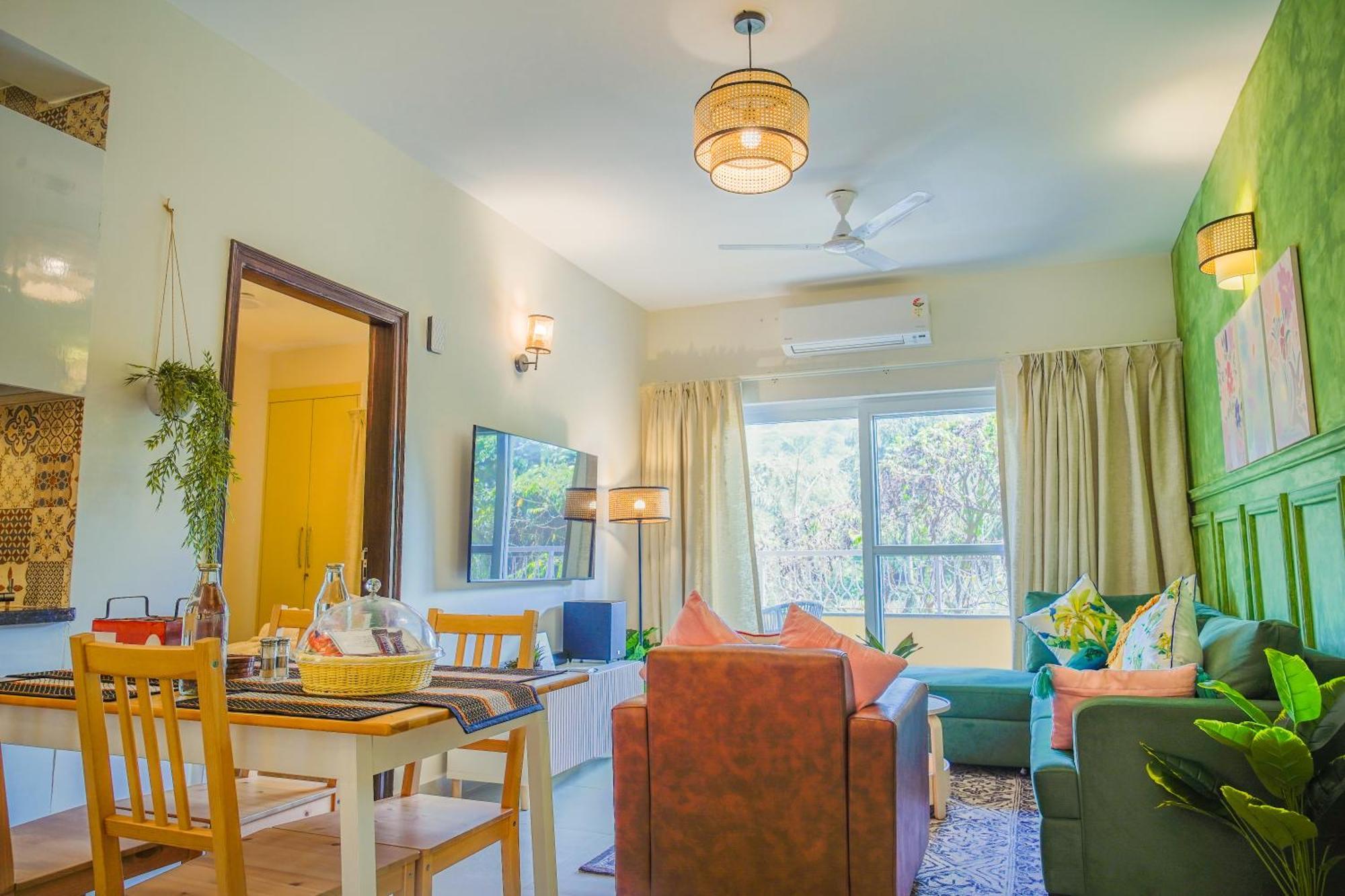 Alaya Stays 1 Bhk With Balcony & Pool - Veera Marina Candolim Dış mekan fotoğraf