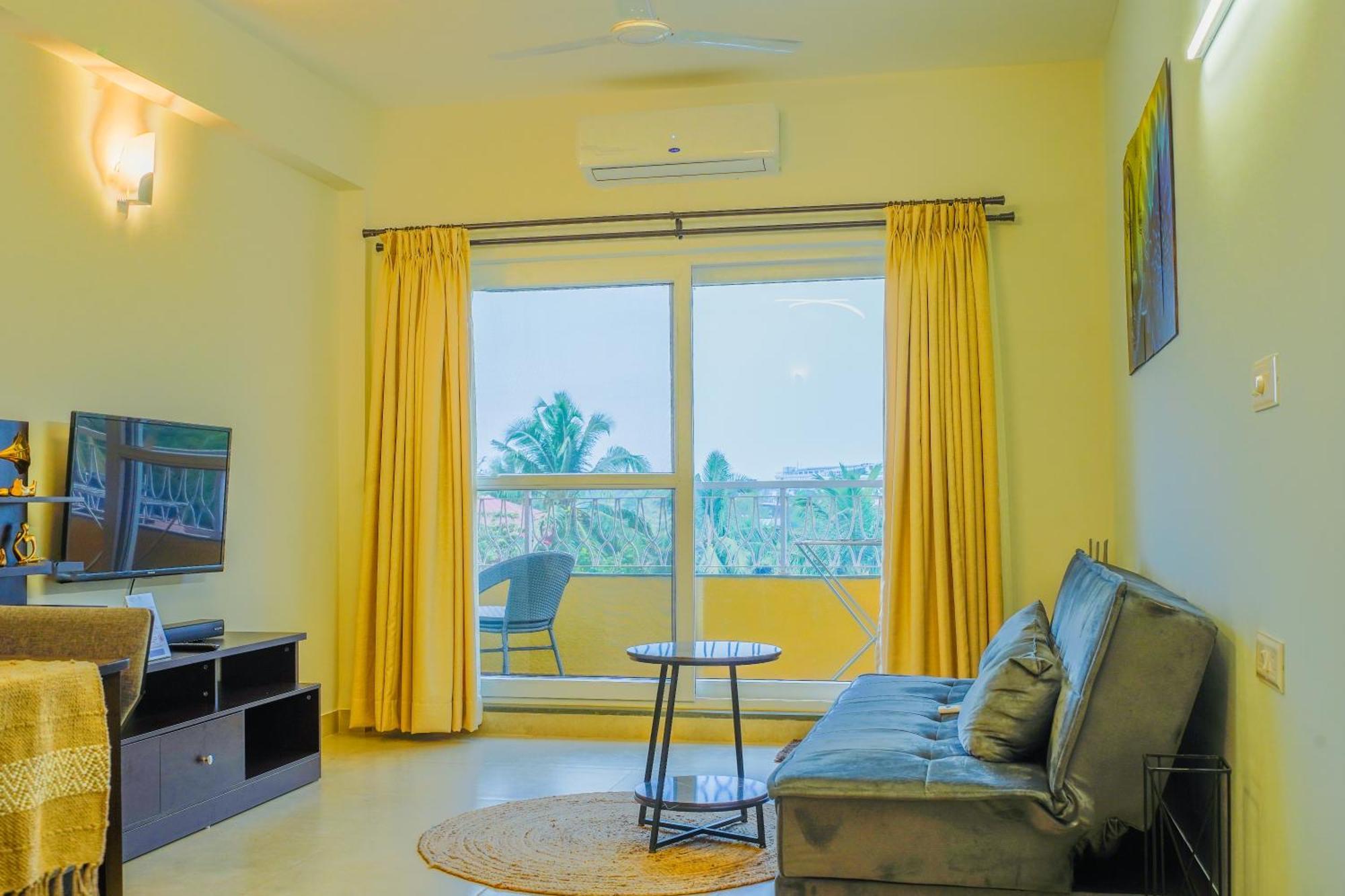 Alaya Stays 1 Bhk With Balcony & Pool - Veera Marina Candolim Dış mekan fotoğraf
